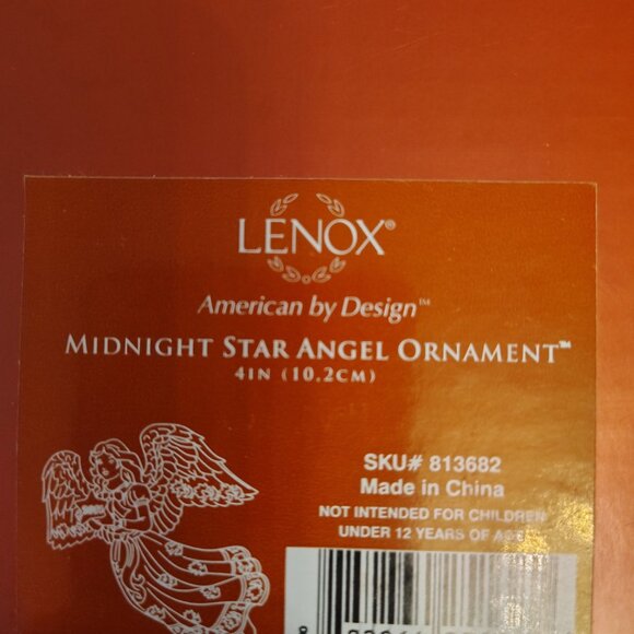 LENOX American By Design 2011 Midnight Star Angel Ornament - Picture 2 of 7